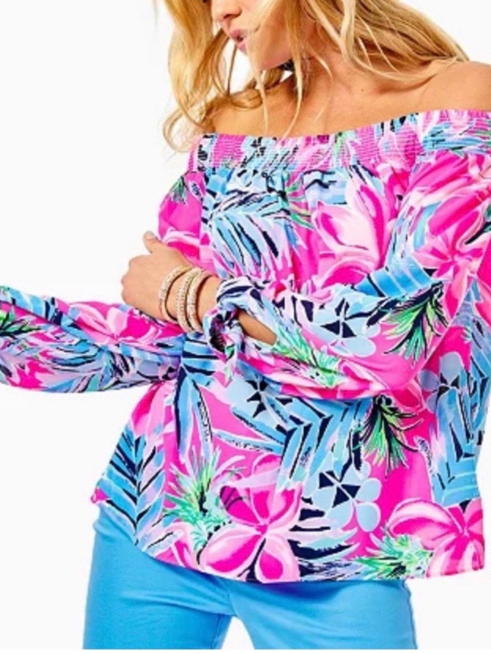 Lilly Pulitzer Maryellen Top, sz M, EUC